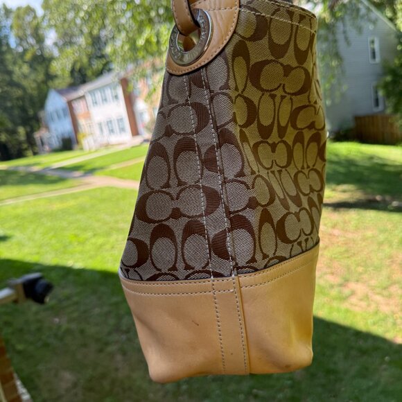 A great Trio!  Three Vintage Coach Signature C items!  Hello, early 2000's! - Picture 5 of 16